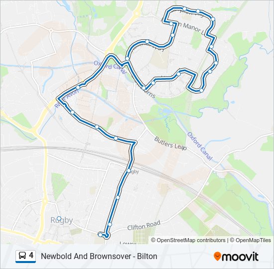 4 Bus Line Map
