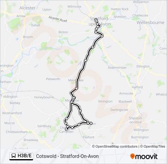 H3B/E  Line Map