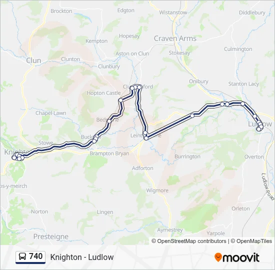 740 Route: Schedules, Stops & Maps - Assembly Rooms (Updated)