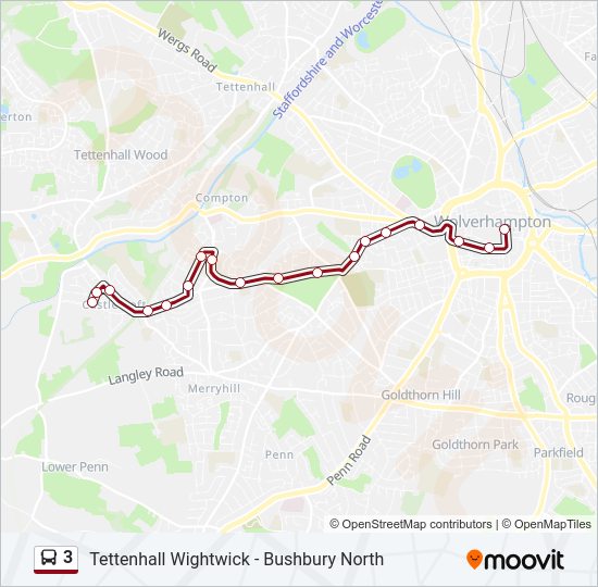 3 bus Line Map