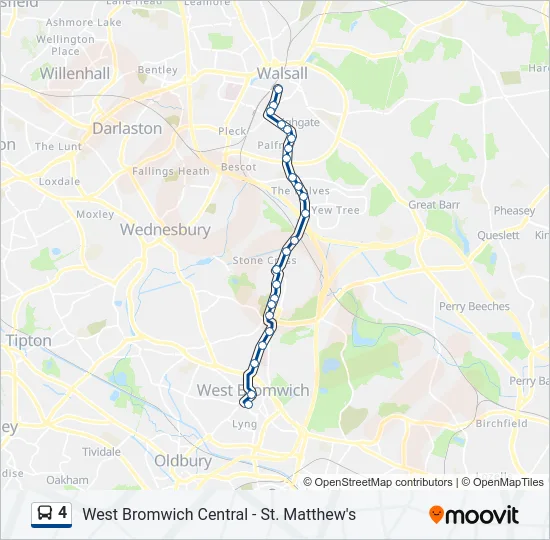 4 Bus Line Map