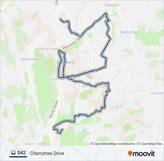 S42 Bus Line Map