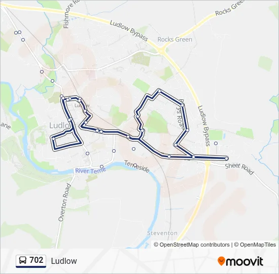 702 Bus 702 Route: Schedules, Stops & Maps - Assembly Rooms (Updated)