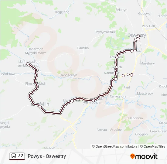 72 Route: Schedules, Stops & Maps - 72 (Updated)
