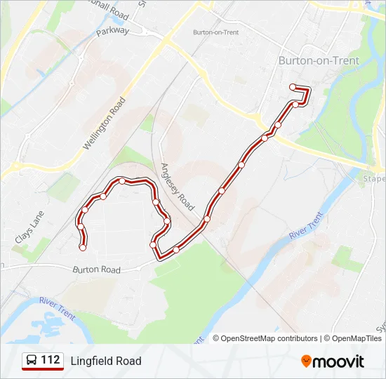 112 Bus Line Map