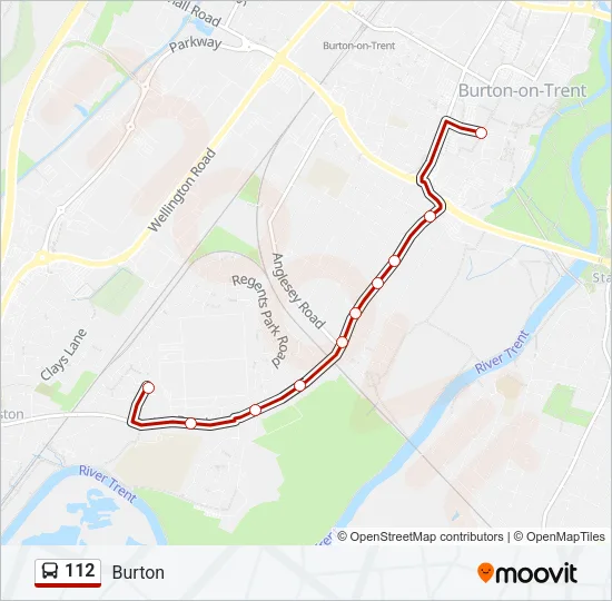 112 Bus Line Map