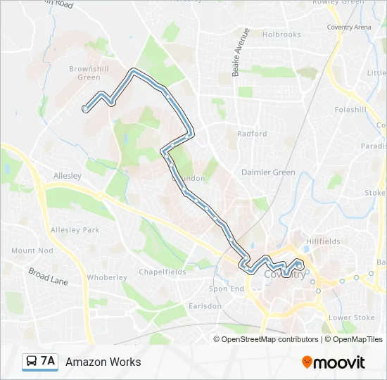 7A Route: Schedules, Stops & Maps - Amazon Works (Updated)