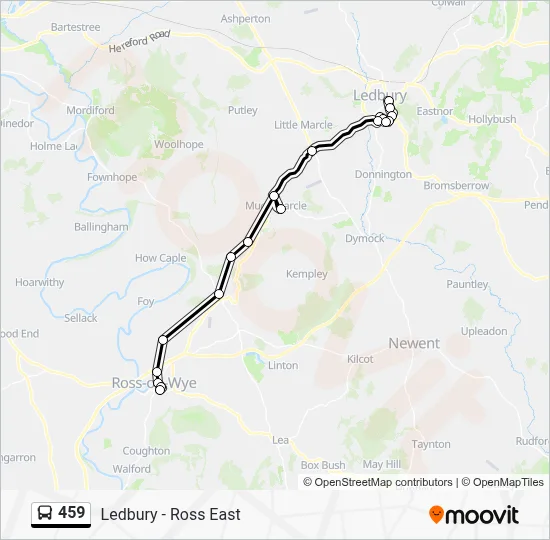 459 Route: Schedules, Stops & Maps - Cantilupe Road (Updated)