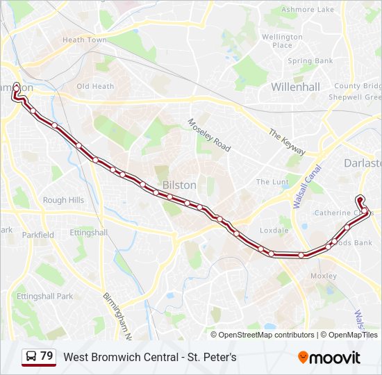 79 Bus Line Map