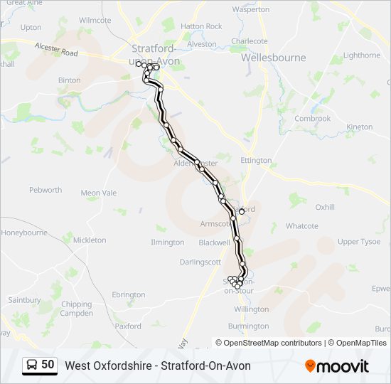 50 Route Schedules, Stops & Maps Shipston on Stour (Updated)