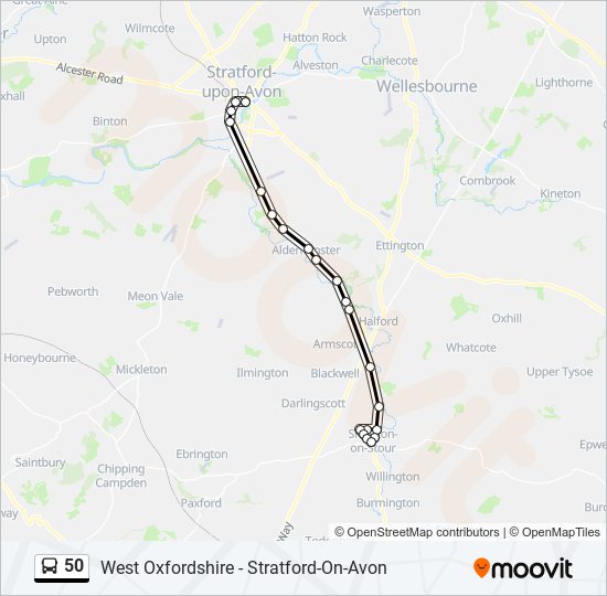 50 Route Schedules, Stops & Maps Shipston on Stour (Updated)