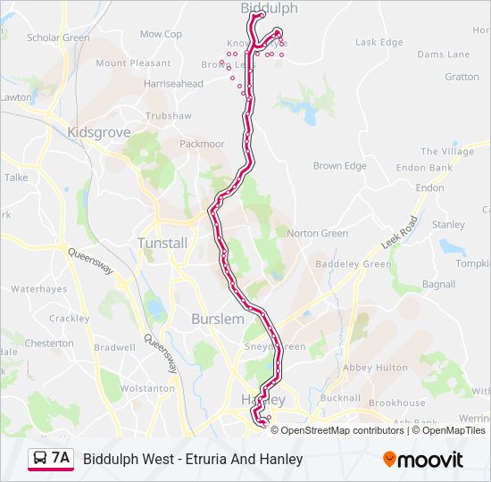 7A Bus Line Map