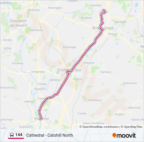144 Route Schedules, Stops & Maps Worcester (Updated)