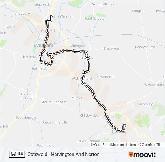 R4 Route Schedules Stops Maps Broadway Updated 