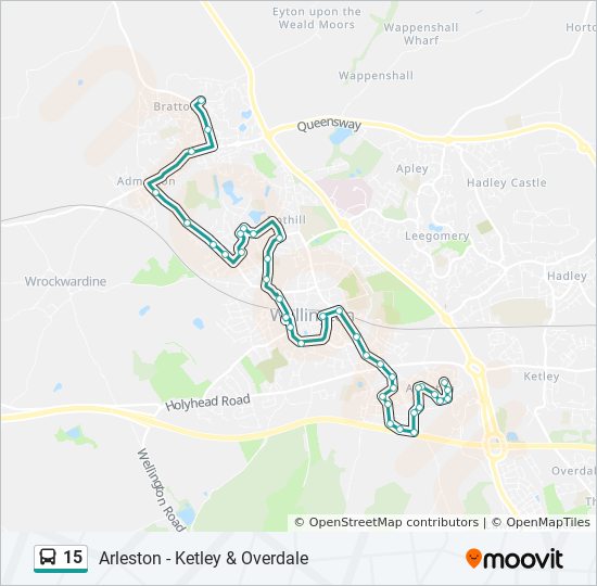 Bus 15 Route Map 15 Route: Schedules, Stops & Maps - Shawbirch (Updated)