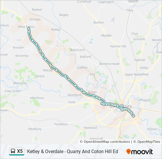 x5 Route Schedules, Stops & Maps London Road (Updated)