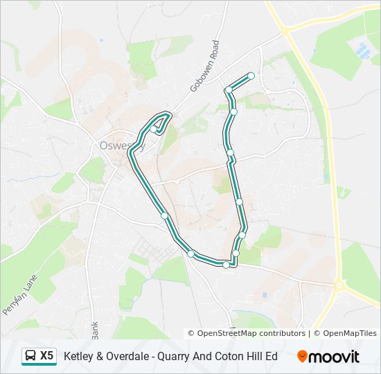 x5 Route Schedules, Stops & Maps Bus Station (Stand 4) (Updated)