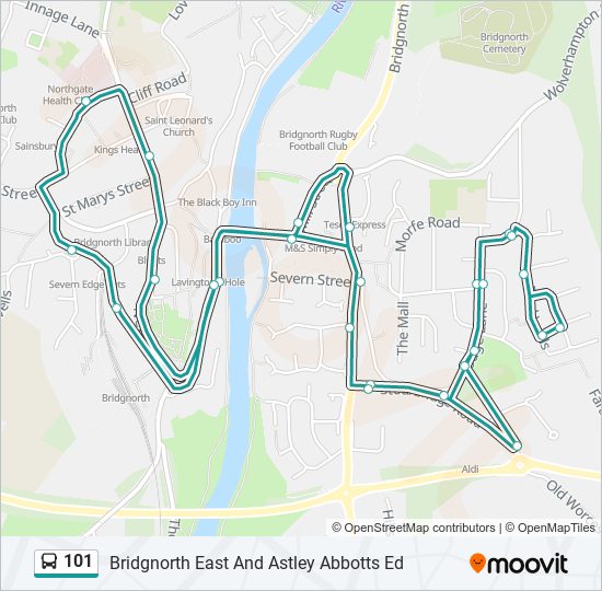 Bus 101 Route Map 101 Route: Schedules, Stops & Maps - Danesford (Updated)