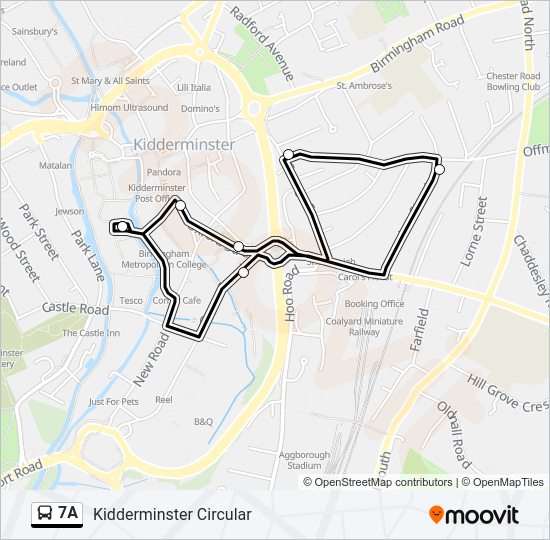 7A  Line Map