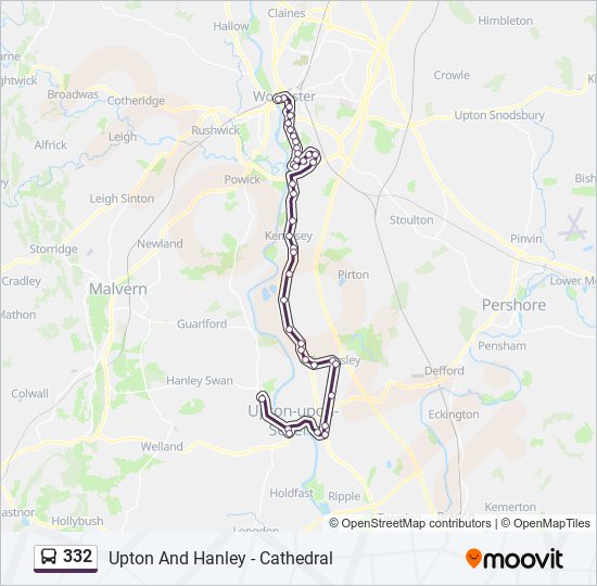 332 Route Schedules, Stops & Maps Worcester (Updated)