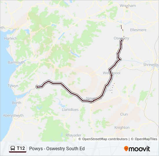 machynlleth to aberystwyth bus