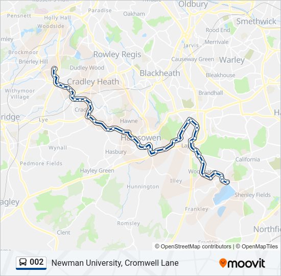 002 Bus Line Map