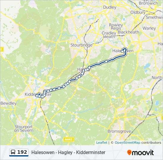 192 Route: Schedules, Stops & Maps - Halesowen