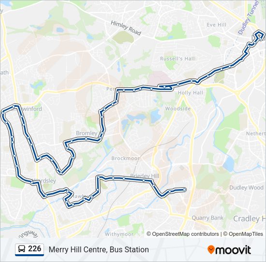 226 Bus Line Map