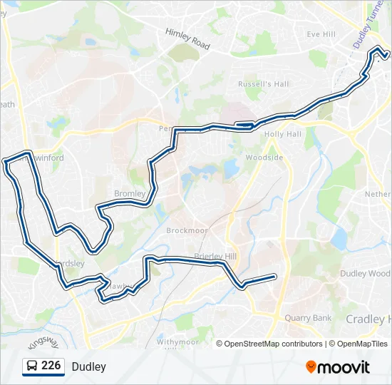226 Bus Line Map