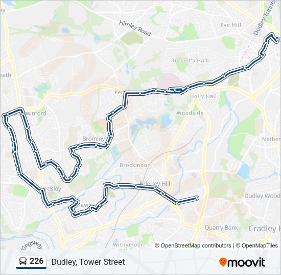 226 Bus Line Map