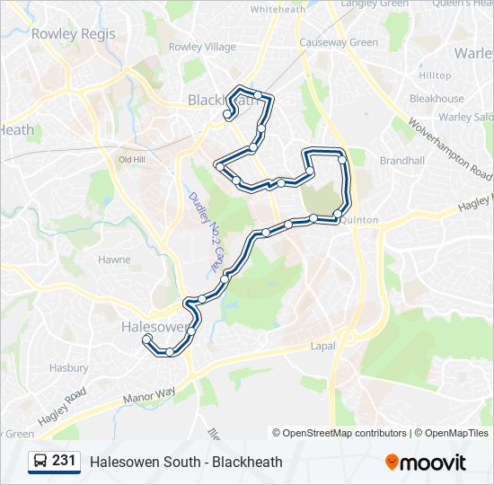 Bus 231 Route Map 231 Route: Schedules, Stops & Maps - Blackheath (Updated)