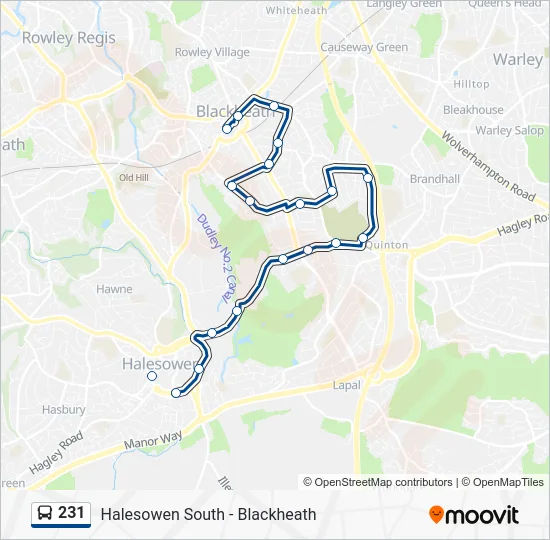 231 Route: Schedules, Stops & Maps - Sainsburys (Updated)