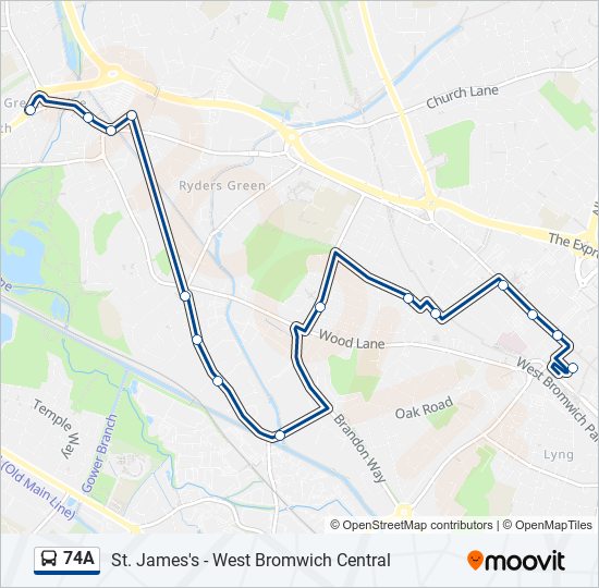 74a Route: Schedules, Stops & Maps - Great Bridge (Updated)