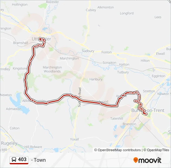 403 Route: Schedules, Stops & Maps - Burton (Updated)