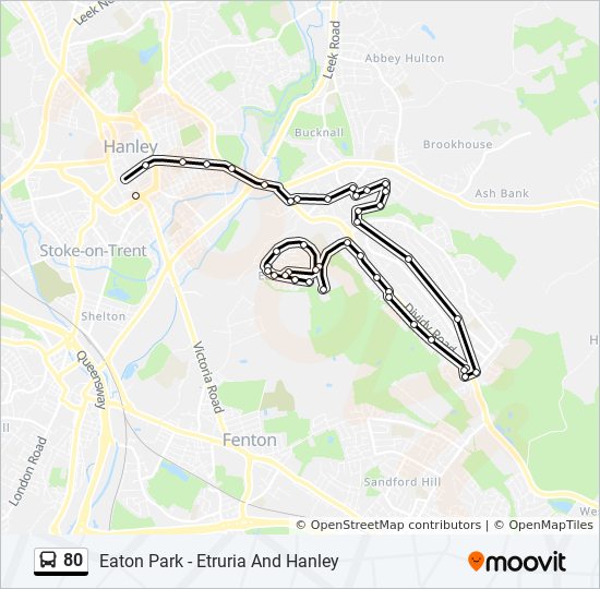 Bus 80 Route Map 80 Route: Schedules, Stops & Maps - Berry Hill (Updated)