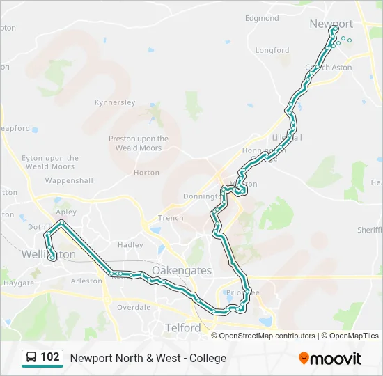 102 Route: Schedules, Stops & Maps - Bus Interchange (Updated)