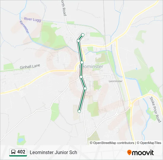 402 Route: Schedules, Stops & Maps - Leominster Junior Sch (Updated)
