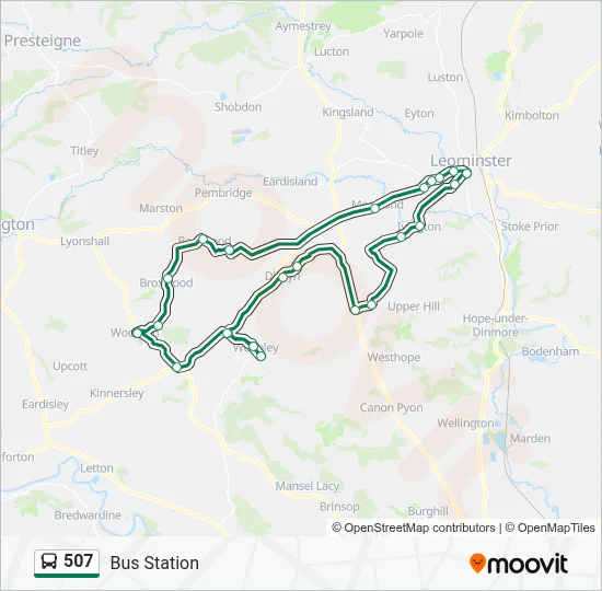 507 Route: Schedules, Stops & Maps - Bus Station (Updated)