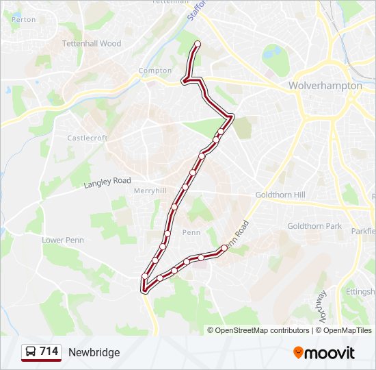 714 Route: Schedules, Stops & Maps - Newbridge (Updated)
