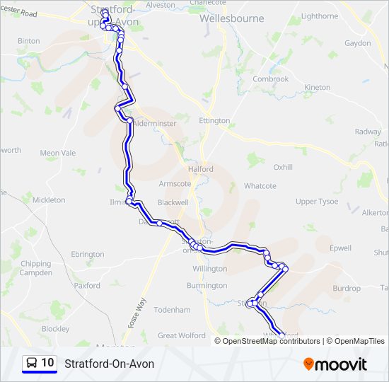 10  Line Map