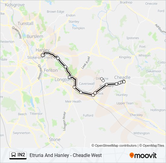 IN2 Bus Line Map