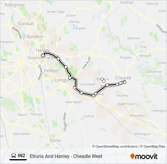 IN2 Bus Line Map