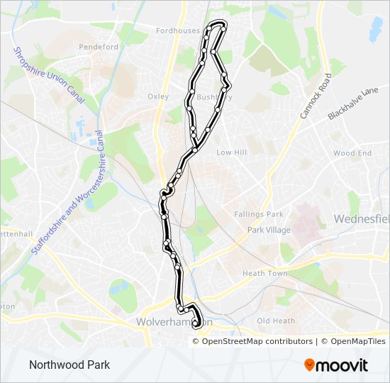 Bus 33 Route Map 33 Route: Schedules, Stops & Maps - Northwood Park (Updated)