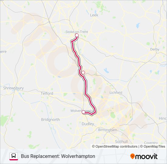 CROSSCOUNTRY Bus Line Map