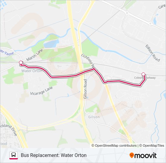 CROSSCOUNTRY Bus Line Map