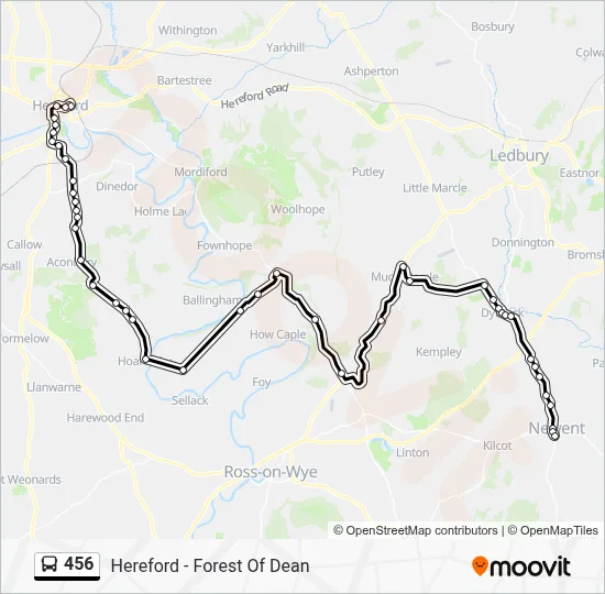 456 Route: Schedules, Stops & Maps - Country Bus Station (Updated)