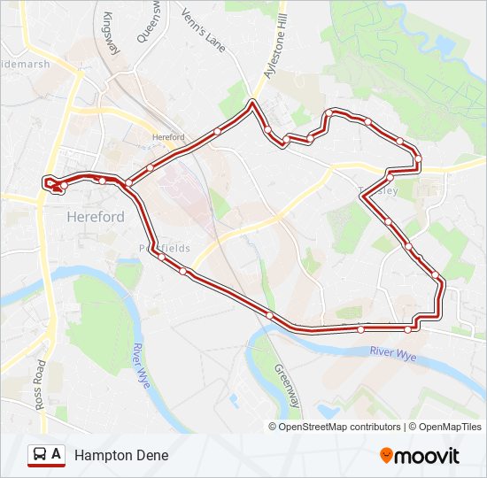 A bus Line Map