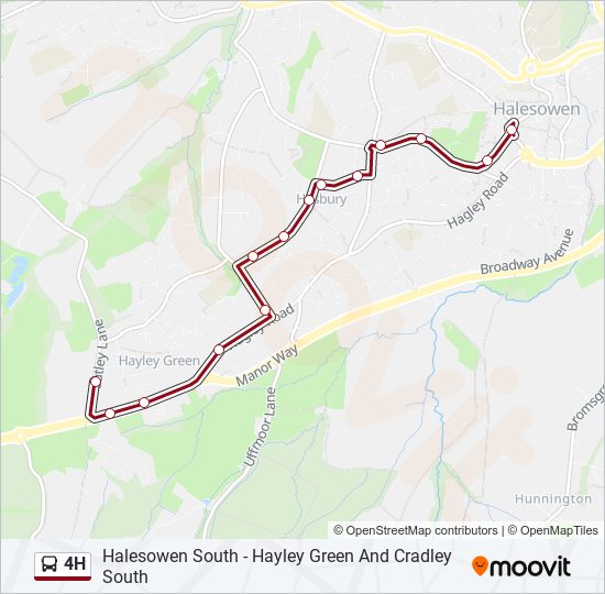 4H bus Line Map