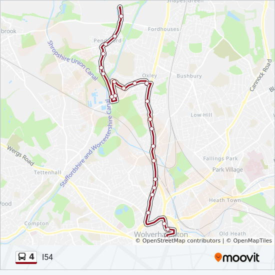 Bus 4 Route Map 4 Route: Schedules, Stops & Maps - I54 (Updated)