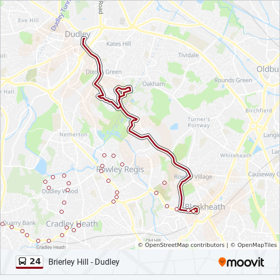 Bus 24 Route Map 24 Route: Schedules, Stops & Maps - Blackheath (Updated)